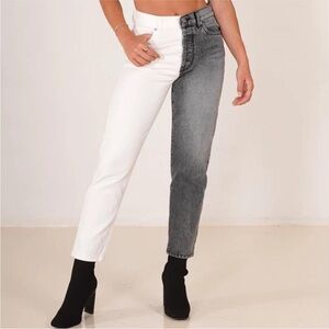 Revice True Love split colour Two Tone Jeans Size 28